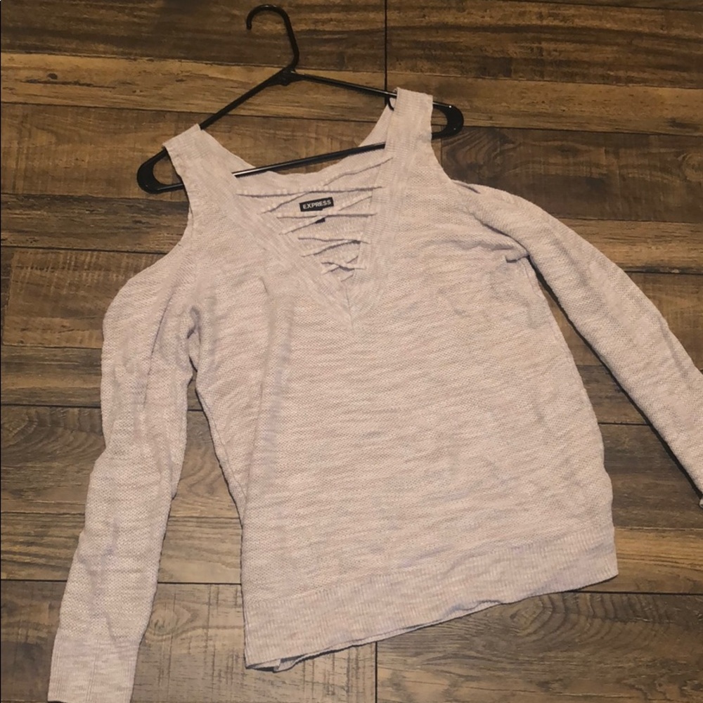 Grey express sweater